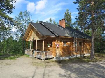 Фото номера Коттедж с 2 спальнями и сауной Дома для отпуска Ounasloma Luxury Cottages г. Энонтекиё 5